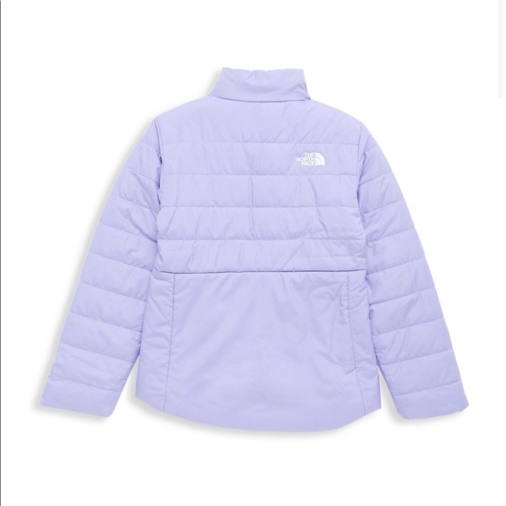 Girls North Face reversible Mossbud jacket